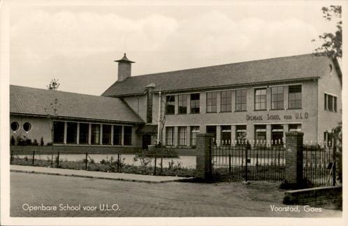 Voorstad Goes Openbare School U.L.O. st 1948, Verzamelen, Ansichtkaarten | Nederland, Gelopen, Zeeland, 1940 tot 1960, Verzenden