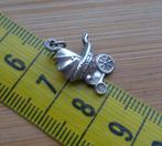 zilveren vintage bedel kinderwagen [350], Overige merken, Verzenden, Zo goed als nieuw, 1 bedel