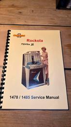 Rock ola Tempo II model 1478 / 1485 service manual, Ophalen of Verzenden, Zo goed als nieuw, 1950 tot 1960, Seeburg