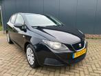 Seat Ibiza 1.4 16V 63KW 5DRS 2008 Zwart, Auto's, Voorwielaandrijving, Stof, 40 €/maand, Zwart