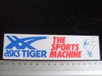 sticker asics tiger the sports machine logo hardloopschoenen, Verzenden, Zo goed als nieuw, Merk