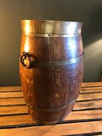 Antieke Ovale Houten Paraplu of Vaas Bak., Antiek en Kunst, Ophalen of Verzenden