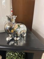 Zilverkleurig Spaar Olifantje met Kroon, Huis en Inrichting, Ophalen, ., Zo goed als nieuw, .