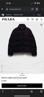 Prada puffer, Kleding | Heren, Jassen | Winter, Ophalen of Verzenden, Zo goed als nieuw, Zwart