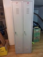 Metalen Locker Kast - Twee Deuren, Ophalen, Gebruikt, Industrieel