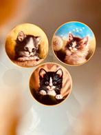 Set, Jürgen Schulz wandbordjes “kittens”, Antiek en Kunst, Ophalen of Verzenden