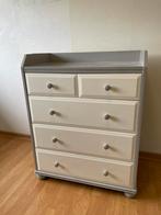 Ladekast white and grey, Huis en Inrichting, Ophalen, Gebruikt, 5 laden of meer, 100 tot 150 cm