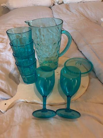 HEMA Plastic Servies - Blauw beschikbaar voor biedingen