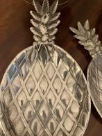 Twee vintage ananas schalen mid century, Ophalen of Verzenden