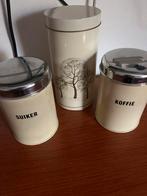 Vintage Koffie, Suiker en Voorraadbus Set, Ophalen of Verzenden, Gebruikt