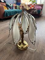 Vintage staande lamp, Huis en Inrichting, Lampen | Tafellampen, Ophalen, Gebruikt, Glas, Minder dan 50 cm