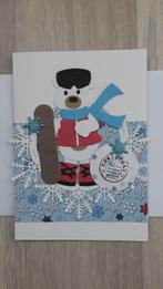 Zelfgemaakte kerstkaart met enveloppe, Hobby en Vrije tijd, Kaarten | Zelfgemaakt, Ophalen of Verzenden, Nieuw, Kerst