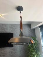 Zuiver Dek 40 Hanglamp Zwart met Lederen Riem, Huis en Inrichting, Lampen | Hanglampen, Ophalen, Zo goed als nieuw, Metaal, Minder dan 50 cm
