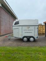 Tweepaards trailer Hotra, Dieren en Toebehoren, Ophalen, Gebruikt, Polyester, 2-paards trailer