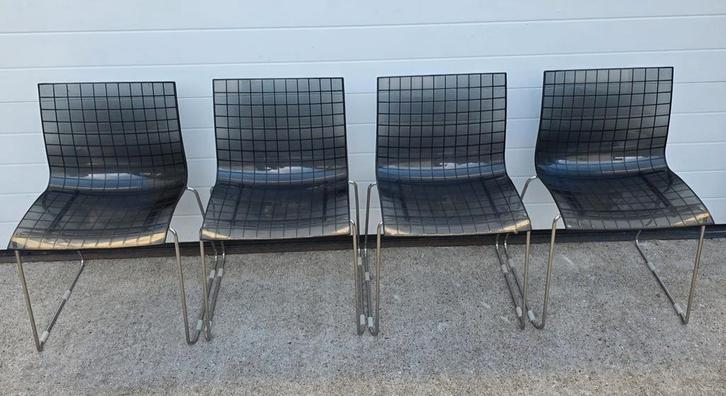 7 x Marco Maran X3 design stoelen buisframe cafestoelen, Huis en Inrichting, Stoelen, Zo goed als nieuw, Vijf, Zes of meer stoelen