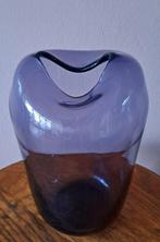 Mondgeblazen paarse vaas, Overige kleuren, Ophalen of Verzenden, Minder dan 50 cm, Glas