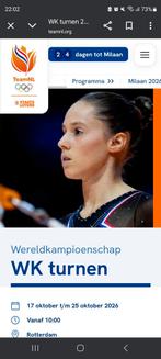 2 kaartjes wk turnen Ahoy toestelfinale, Twee personen