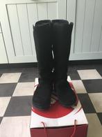 Fitflop Tan Suède Laarzen Knee High boots Zwart Maat 39, Ophalen of Verzenden, Gedragen, Zwart, Hoge laarzen
