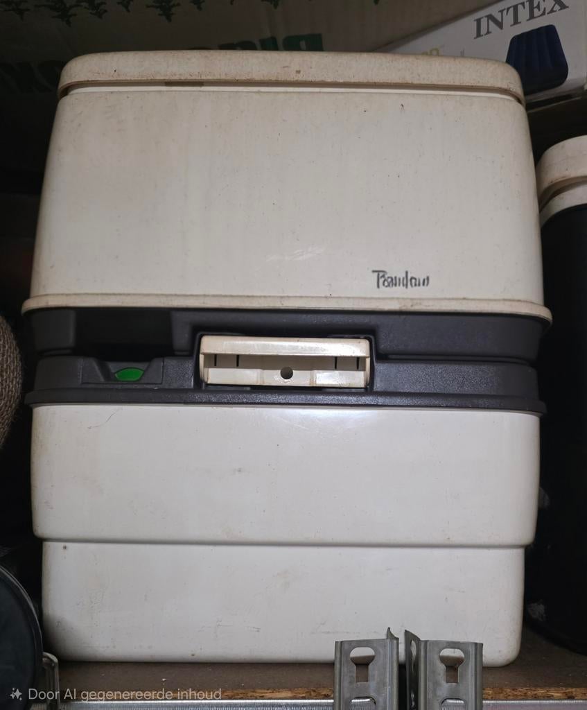 Draagbaar toilet - Handig voor camping en reizen, Ophalen of Verzenden, Gebruikt