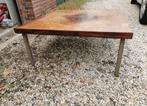 Vintage salontafel (Kho Liang le voor Artifort?) opknapper, Ophalen, Gebruikt, 100 tot 150 cm, 50 tot 100 cm