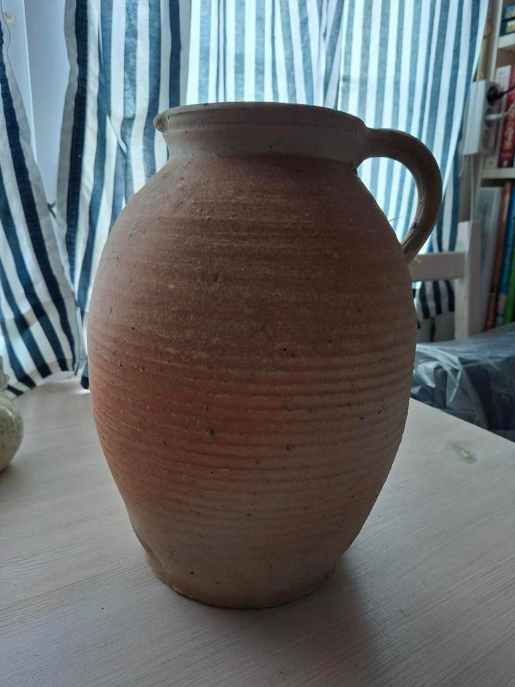 Grote antieke olie kruik uit Frankrijk, Antiek en Kunst, Curiosa en Brocante, Ophalen of Verzenden