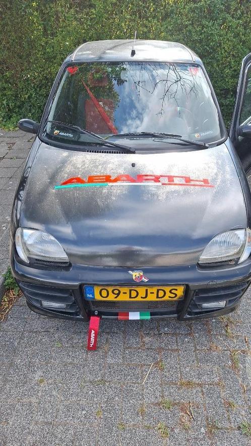 Fiat Seicento abarth style APK+Onderhoud - Uniek, Auto's, Fiat, Particulier, Seicento, Elektrische ramen, Lederen bekleding, Lichtmetalen velgen