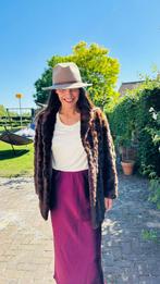 Bontjas écht nerts, Ophalen of Verzenden, Zo goed als nieuw, Maat 38/40 (M), Bruin