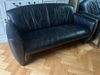 Jori 2-zits lederen bank, Ophalen, Gebruikt, Design, 150 tot 200 cm