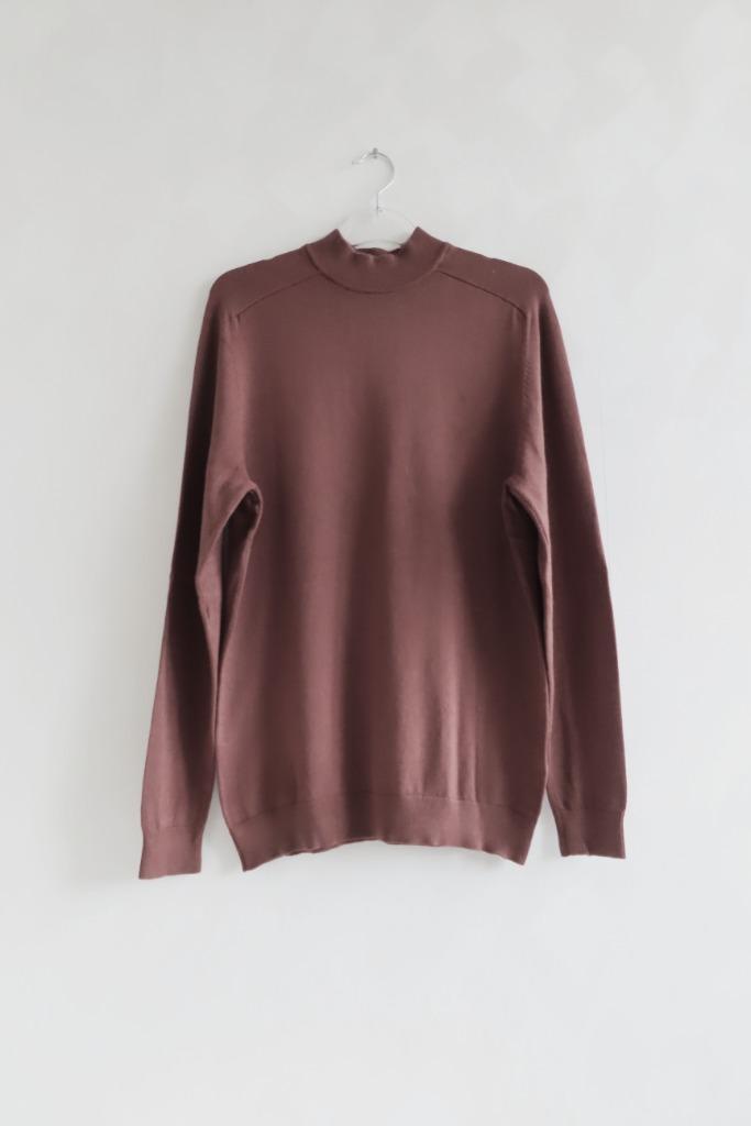 Coltrui Donkerbruin Suitsupply mt S (J16), Kleding | Heren, Truien en Vesten, Zo goed als nieuw, Maat 46 (S) of kleiner, Bruin