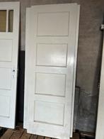 Dichte paneeldeuren zonder glas, 4 vlakken, Doe-het-zelf en Verbouw, Deuren en Horren, Ophalen, Binnendeur, 200 tot 215 cm, Glas