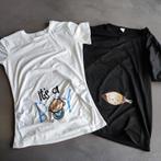 2 grappige zwangerschaps shirts XL, Maat 46/48 (XL) of groter, Zo goed als nieuw, Groen, Shirt of Top