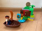 Duplo, Disney: Jake's schattenjacht boot, set 10512 compleet, Ophalen of Verzenden, Gebruikt, Complete set, Duplo