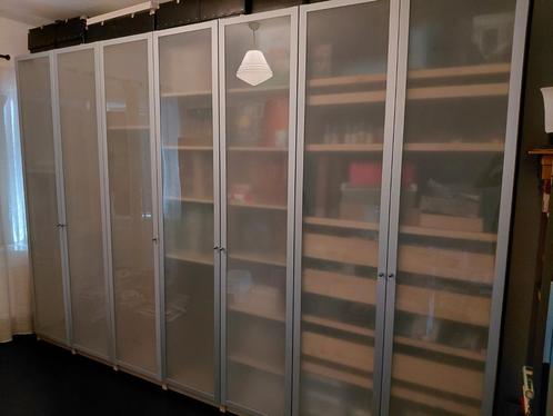 Ikea Pax kasten met Drammen deuren 350cm breed, Huis en Inrichting, Kasten | Kledingkasten, Gebruikt, 200 cm of meer, 200 cm of meer