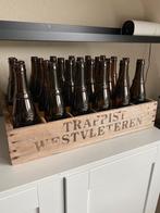 Trapist Westvleteren bierkrat + 24 lege flesjes, Overige merken, Overige typen, Gebruikt, Ophalen