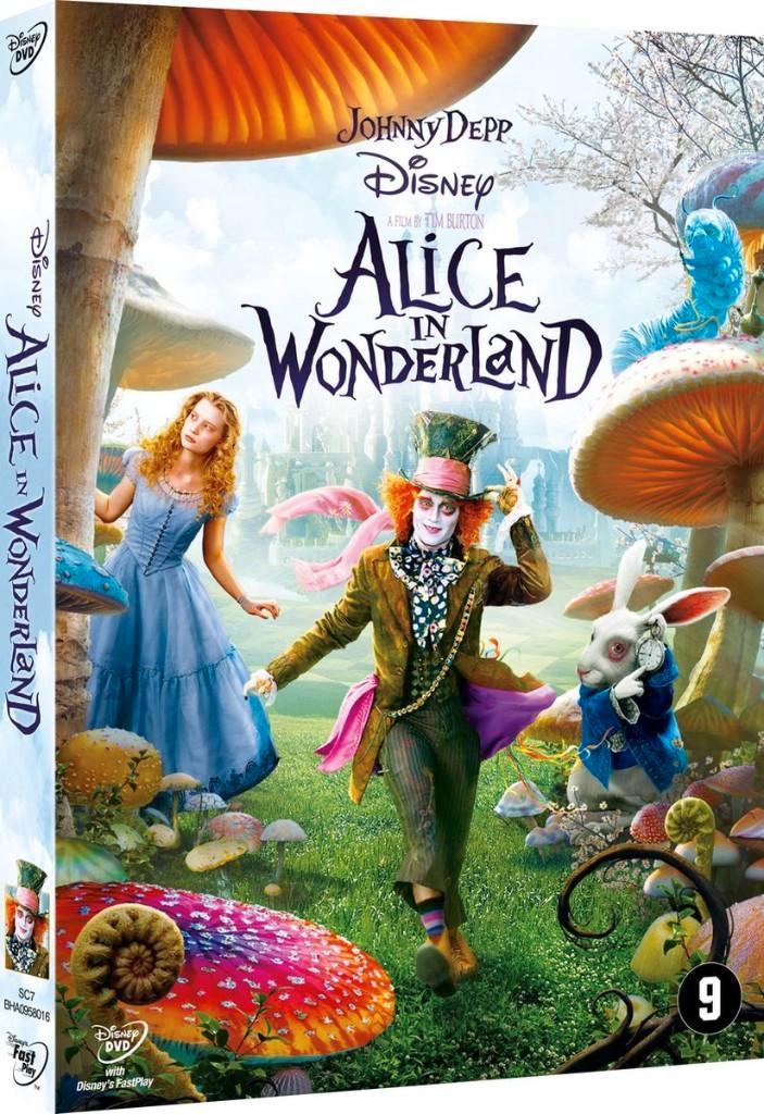 Walt Disney - Alice in Wonderland - J. Depp e.a., Cd's en Dvd's, Dvd's | Kinderen en Jeugd, Gebruikt, Avontuur, Alle leeftijden