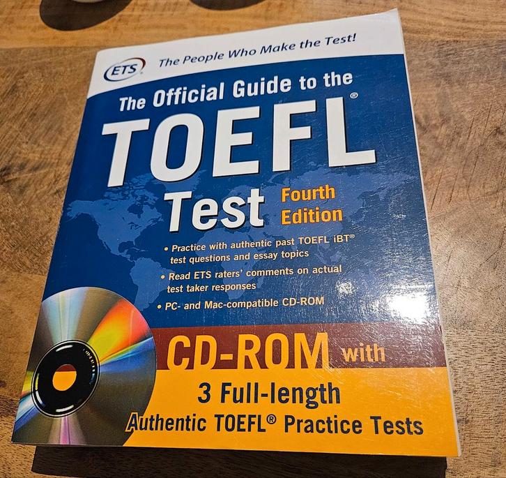 TOEFL Test Gids + CD-ROM - Vierde Editie, Boeken, Studieboeken en Cursussen, Gelezen, WO, Ophalen of Verzenden