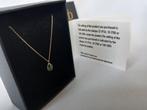 Ketting van 14 karaat geelgoud met een smaragdhanger., Nieuw, Ophalen of Verzenden, Met edelsteen, Goud