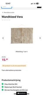 Wandkleed ecru voor aan de muur, Ophalen of Verzenden, Nieuw