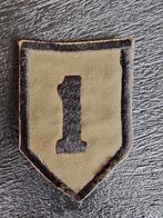 Patch 1st Infantry Division US, Ophalen of Verzenden, Landmacht, Amerika, Embleem of Badge