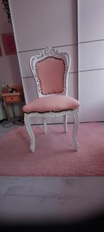 Elegante roze stoel, Ophalen, Zo goed als nieuw, Eén, Rood
