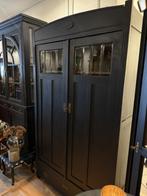 Vintage kast, brocante linnenkast, antieke servieskast VdlM, Huis en Inrichting, Kasten | Ladekasten, Ophalen, 100 tot 150 cm