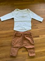 Te koop: Prenatal Pure setje roest broek wit shirt maat 50, Jongetje of Meisje, Ophalen of Verzenden, Zo goed als nieuw, Setje