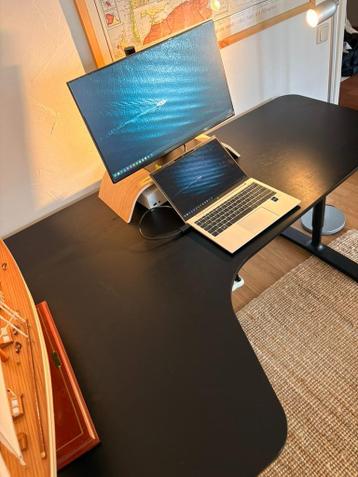 IKEA BEKANT Corner Desk – Black, Adjustable Legs - afbeelding 3