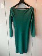 Nikkie jurk stretch groen lange mouw ronde hals maat 40, Maat 38/40 (M), Ophalen of Verzenden, Zo goed als nieuw, Nikkie