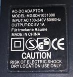 MGSD41051000 5V 1A AC DC adapter Lader oplader 4.0x1.7mm, Nieuw, Ophalen of Verzenden