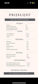 Kapster aangeboden!, Ophalen of Verzenden
