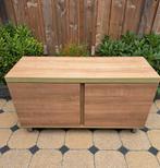 DRESSOIR KAST TV MEUBEL OPBERGKAST VOORRAADKAST 2 X SCHAPPEN, Ophalen, 100 tot 150 cm, Zo goed als nieuw, Minder dan 100 cm