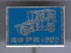 20 PK 1905 blauw op alu oldtimer auto speldje ( A_004 ), Verzamelen, Speldjes, Pins en Buttons, Verzenden, Zo goed als nieuw, Transport