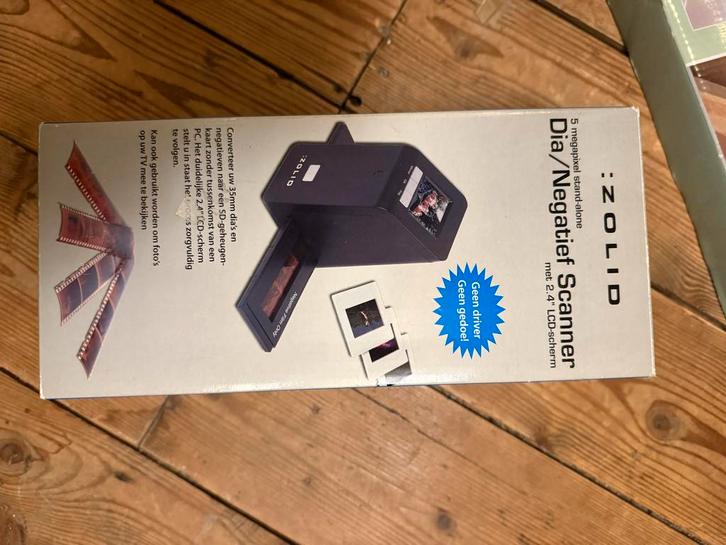 Zolid Dia/Negatief Scanner - 5MP - Geen Driver Nodig!, Computers en Software, Scanners, Zo goed als nieuw, Diascanner, Windows