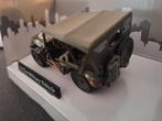 Jeep Ton Militairy Verhicle Soft Top Schaal 1:43, Overige merken, Auto, Nieuw, Cararama